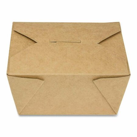 GEN PAPERBOX1 30 oz Paper Reclosable Kraft Take-Out Togo Container - 450 Count GENPAPERBOX1